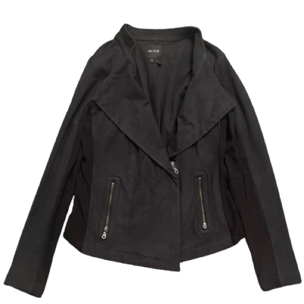 NIC + ZOE Faux Suede Drapey Jacket